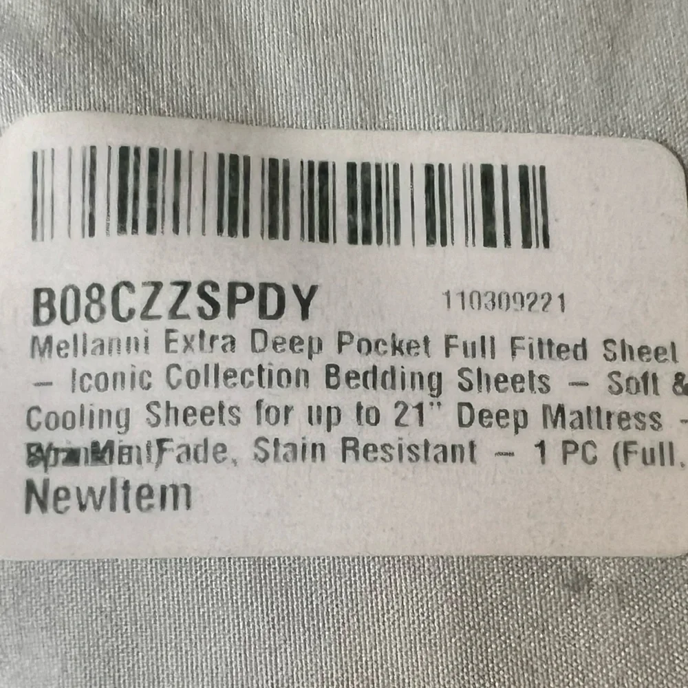Light Green Full deep pocket bottom Bedding Sheet